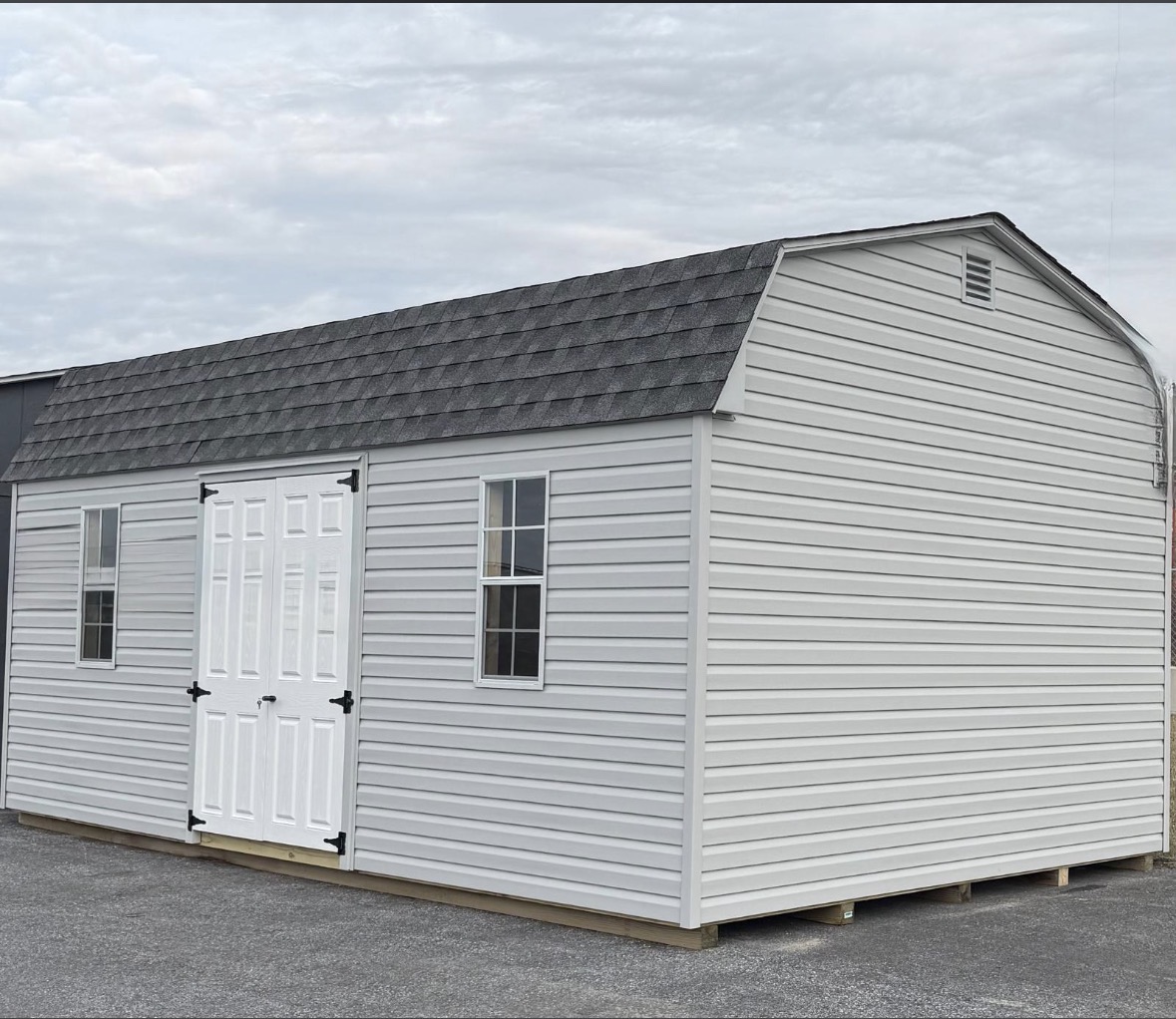 White Vinyl Barn Style