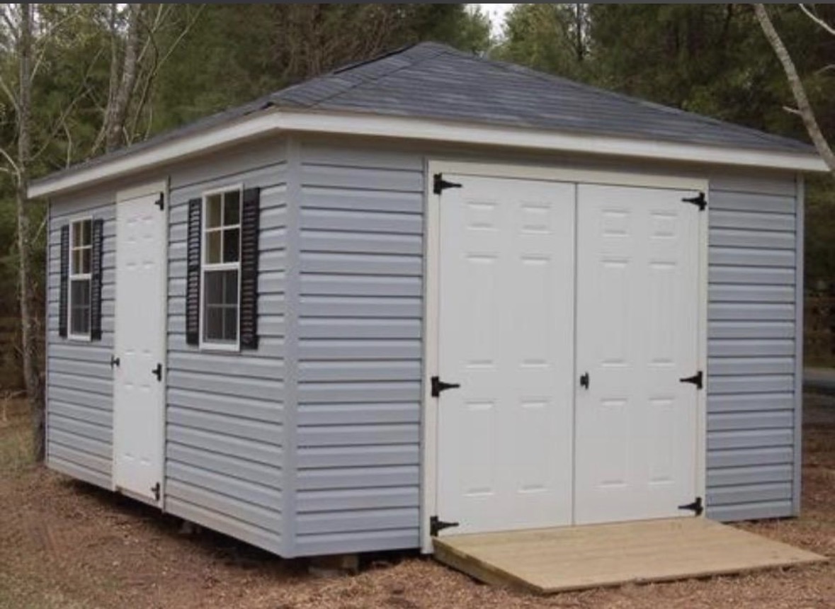 Large White with Arched Door