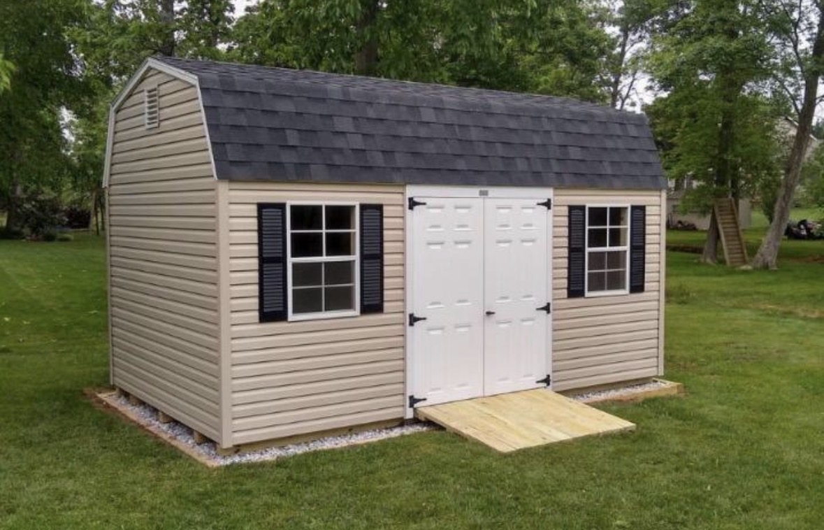 White Vinyl Backyard Install